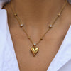 Puffy Heart Pendant Necklace