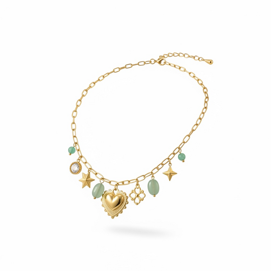 Celestial Charm Necklace ✨💚