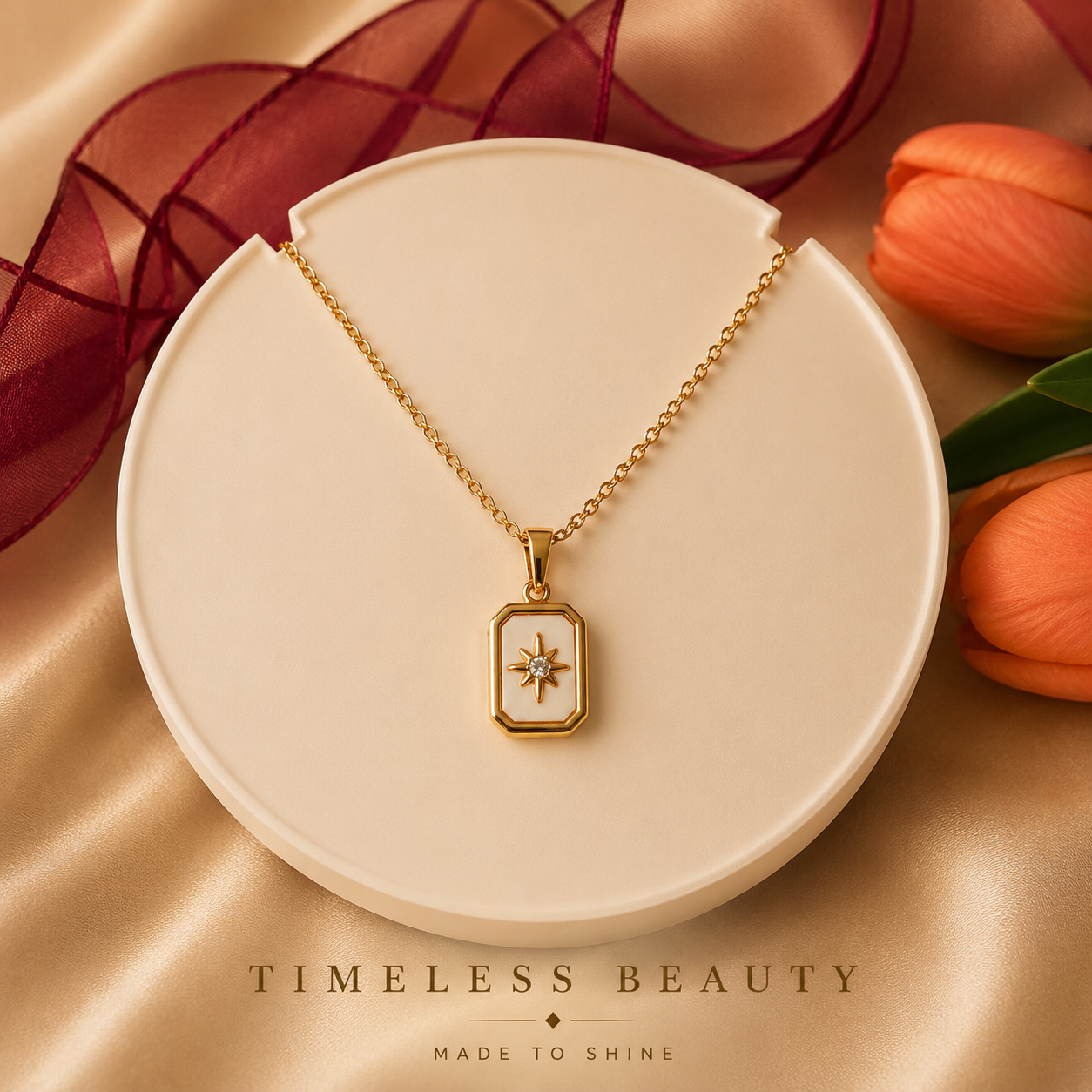 Celeste Star Pendant Necklace