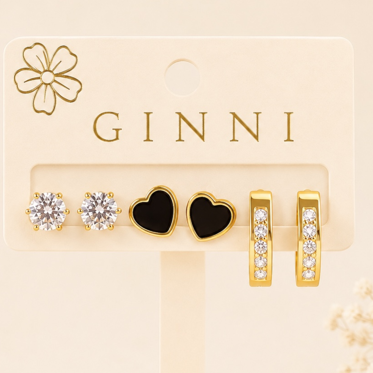 Midnight Glam Earring Trio Set ✨