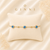 Blue Evil Eye Gold Bracelet – Dainty Chain (Waterproof & Tarnish-Free)