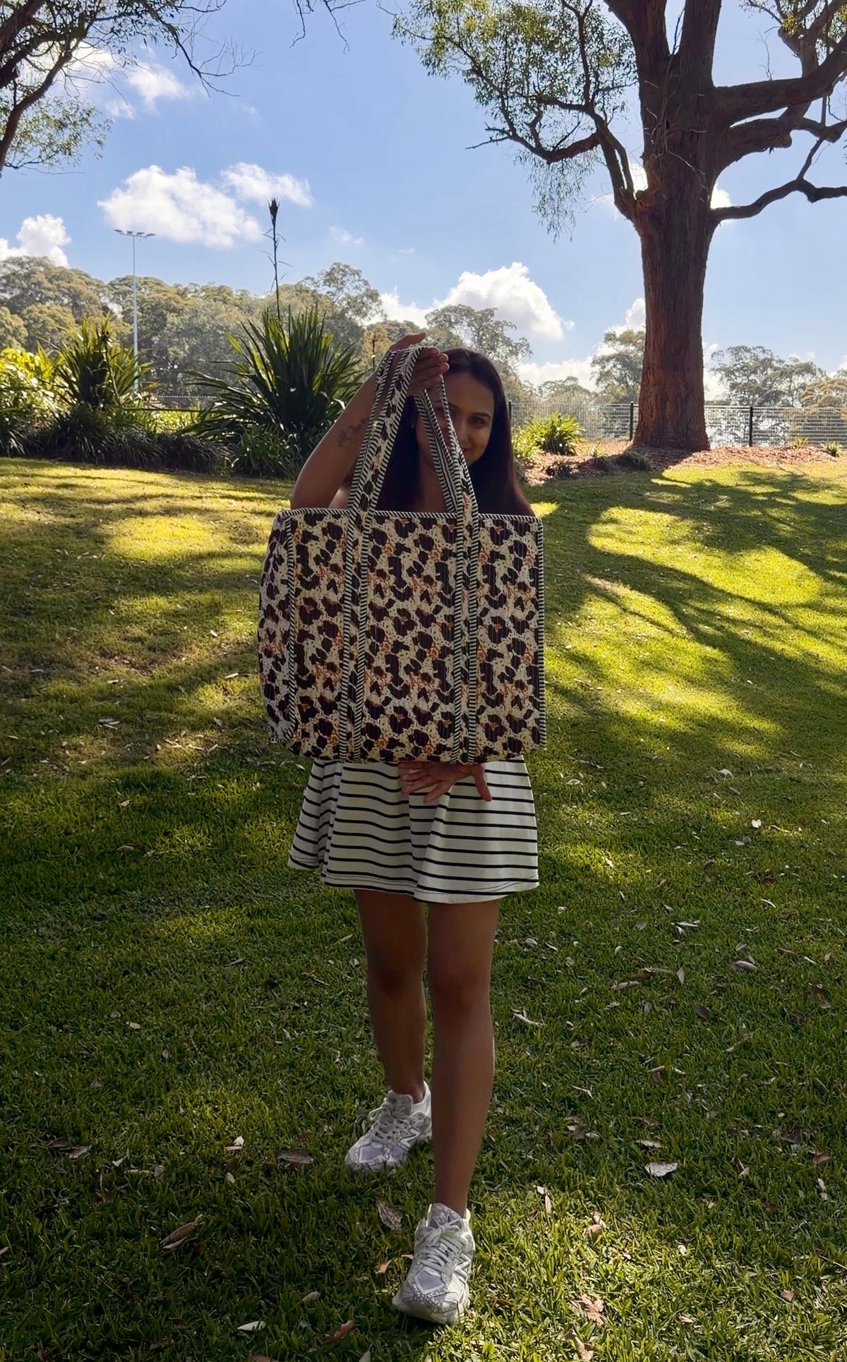 Leopard Print Everyday Tote - 18*18 inches