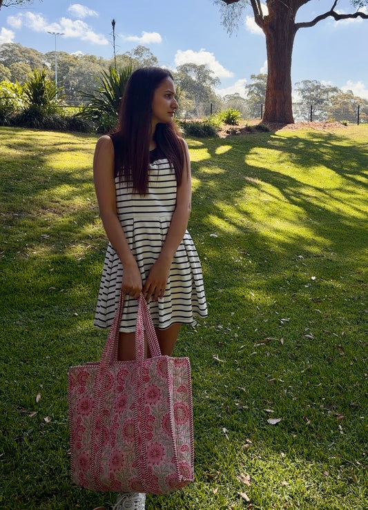 Pink Sunshine Tote - 18*18 Inches
