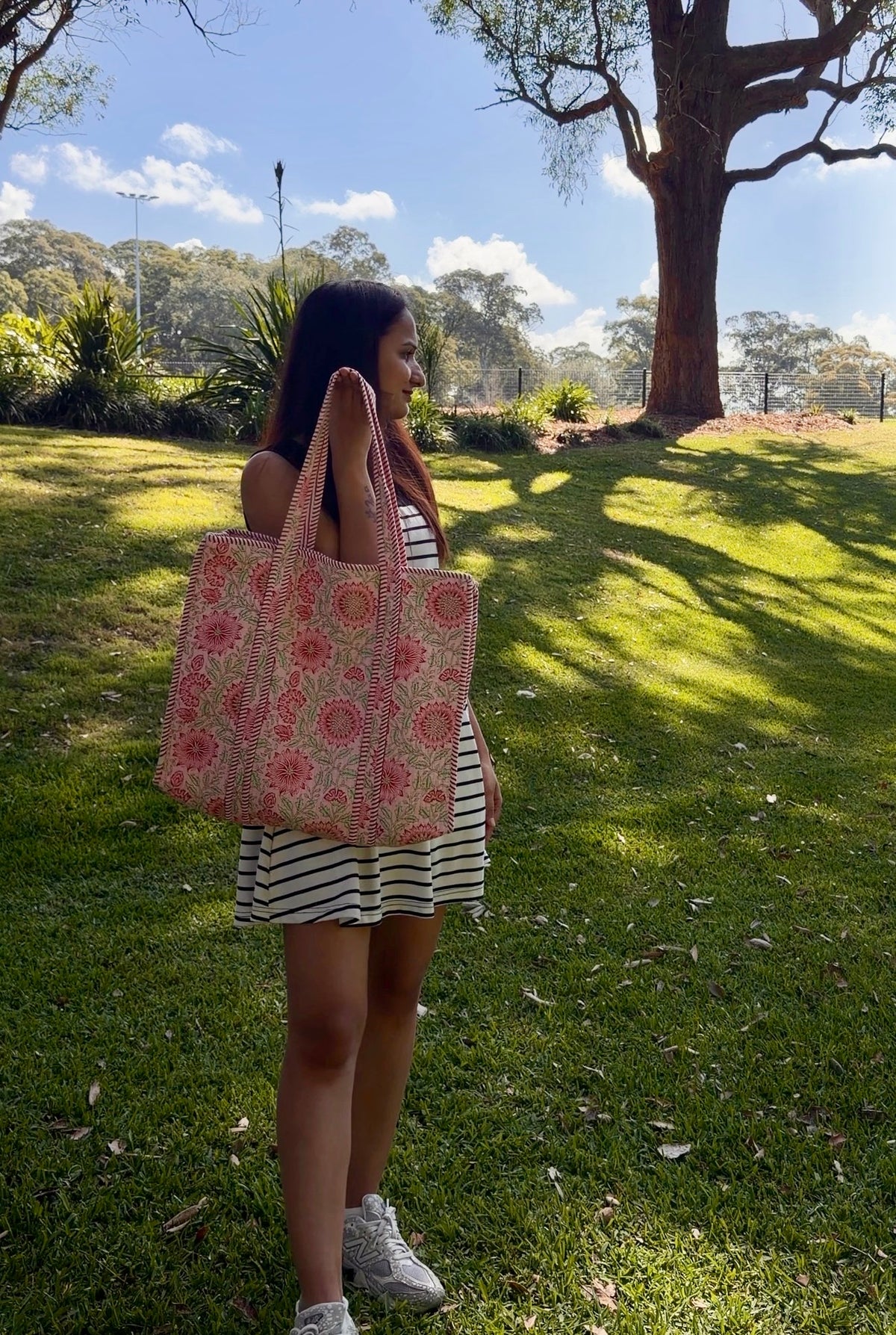 Pink Sunshine Tote - 18*18 Inches