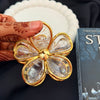Golden Bloom Claw Clip