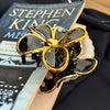 Golden Bloom Claw Clip