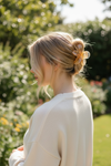 Glass Petal Claw Clip