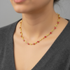 Golden Tulip Vine Necklace