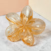 Glass Petal Claw Clip