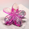 Glass Petal Claw Clip